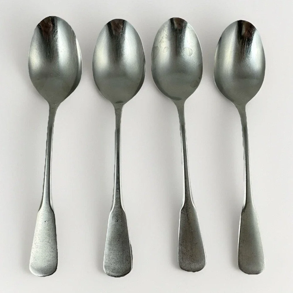 Oneida Colonial Boston Minute Man Soup Tablespoons Set Of 4